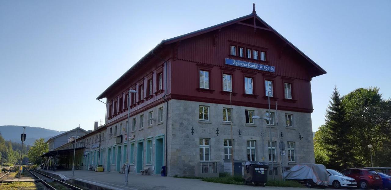 Aparthotel Dopravna Alžbětín Železná Ruda Exterior foto