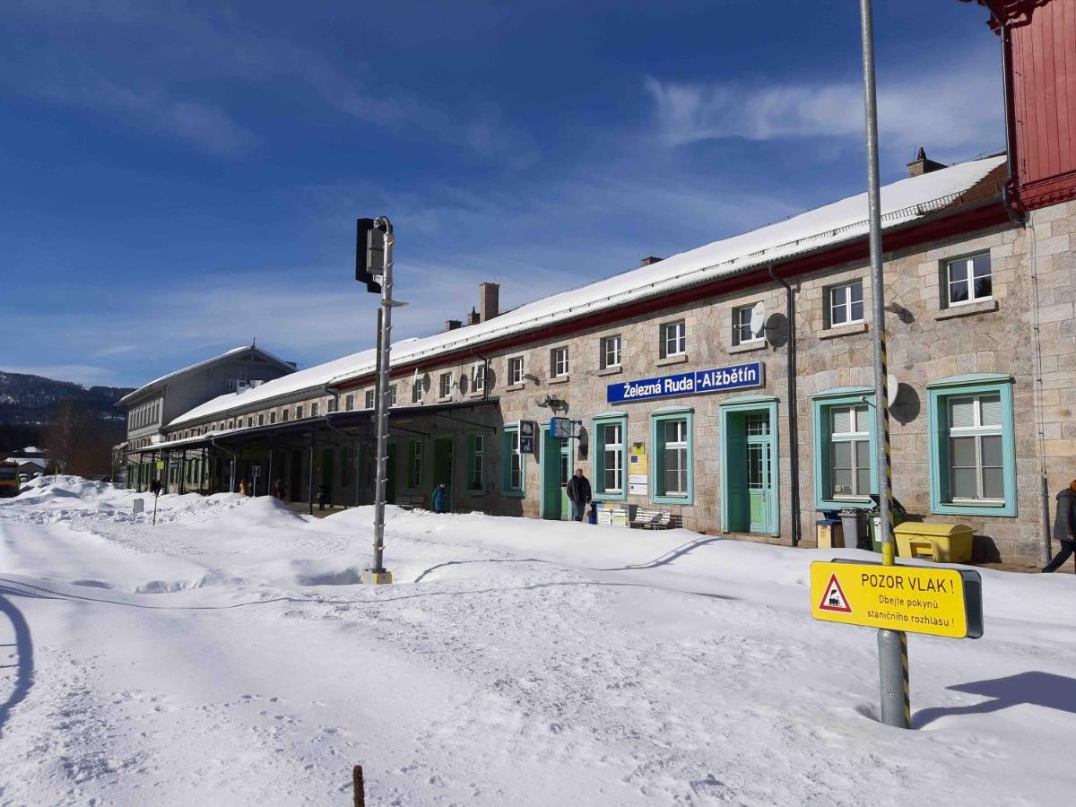 Aparthotel Dopravna Alžbětín Železná Ruda Exterior foto
